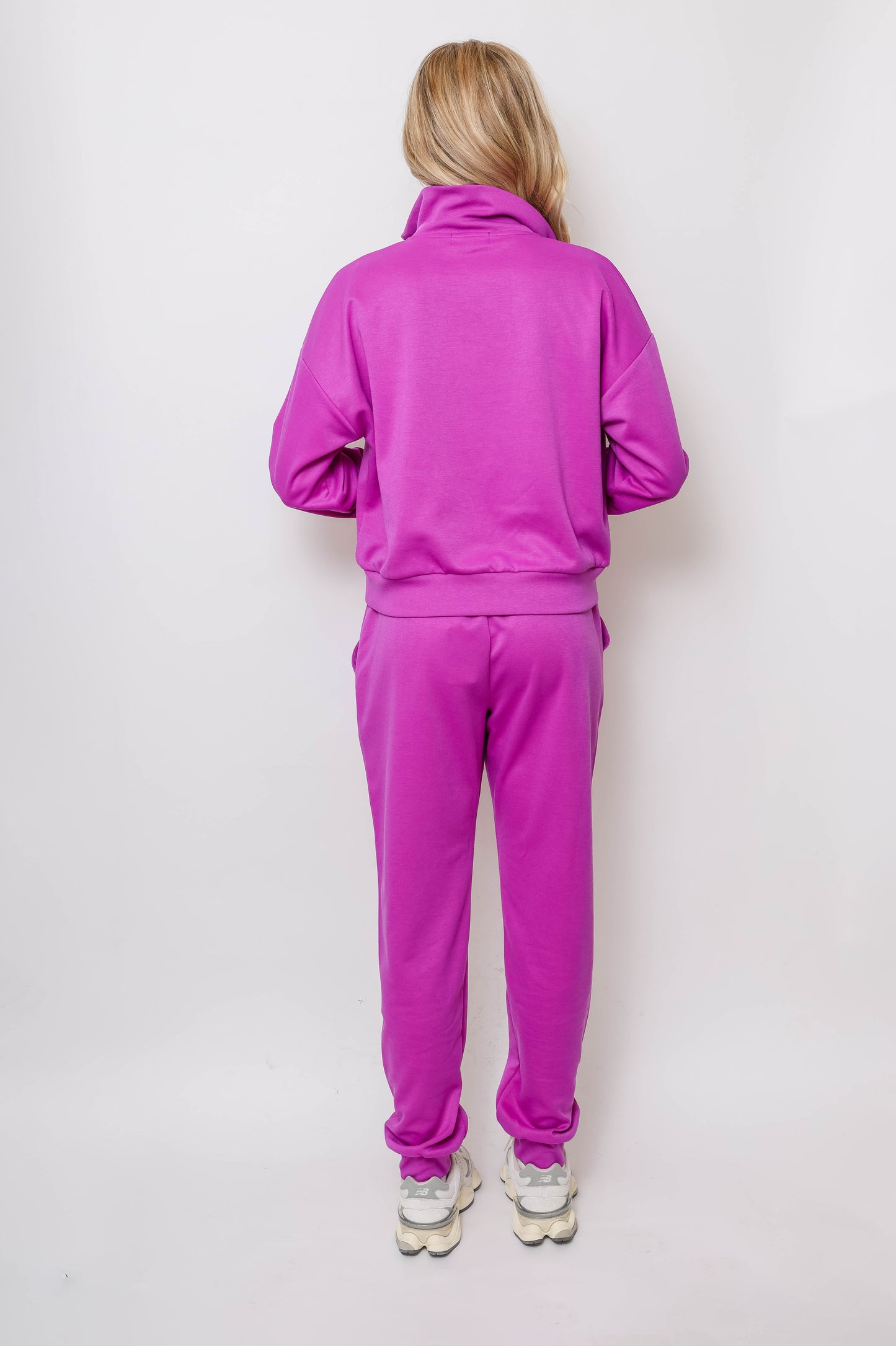 Women's Quarter-Zip Pullover & Jogger Set