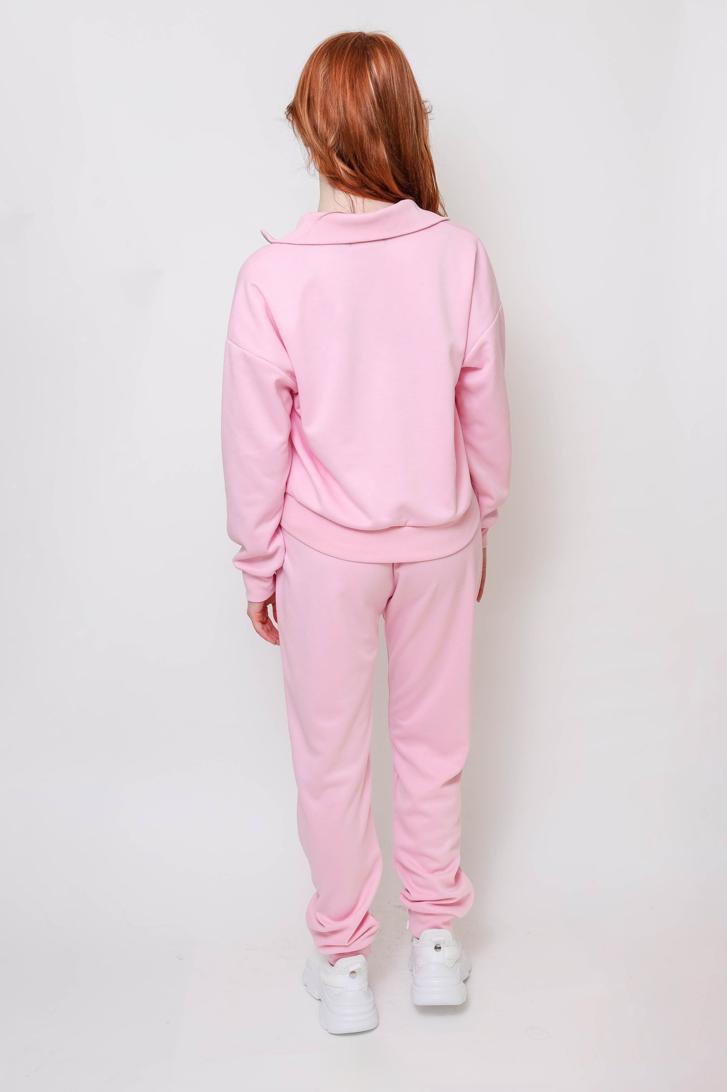 Women's Quarter-Zip Pullover & Jogger Set