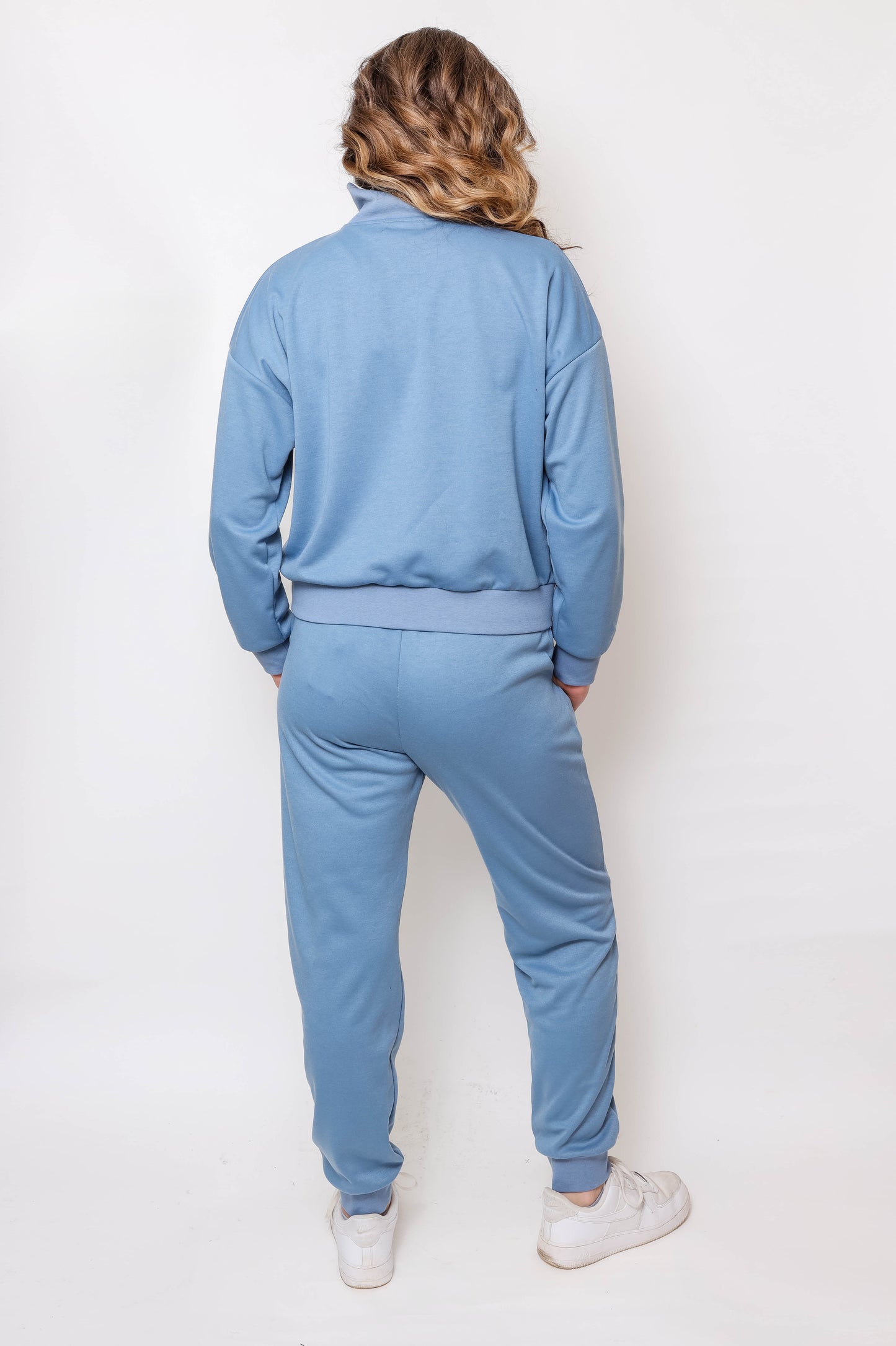 Women's Quarter-Zip Pullover & Jogger Set