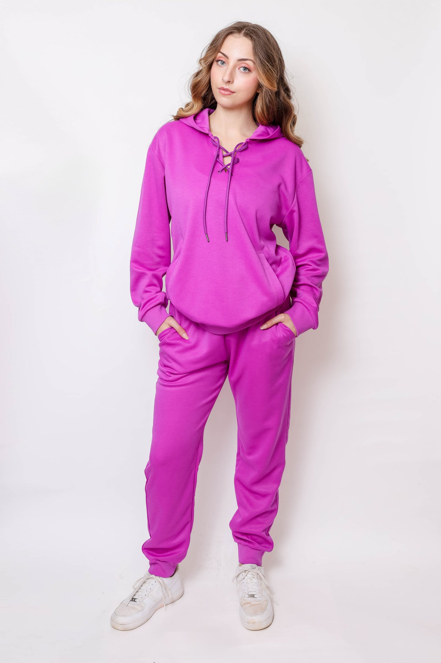 Women's Lace-Up Hoodie & Jogger UltraTech Set