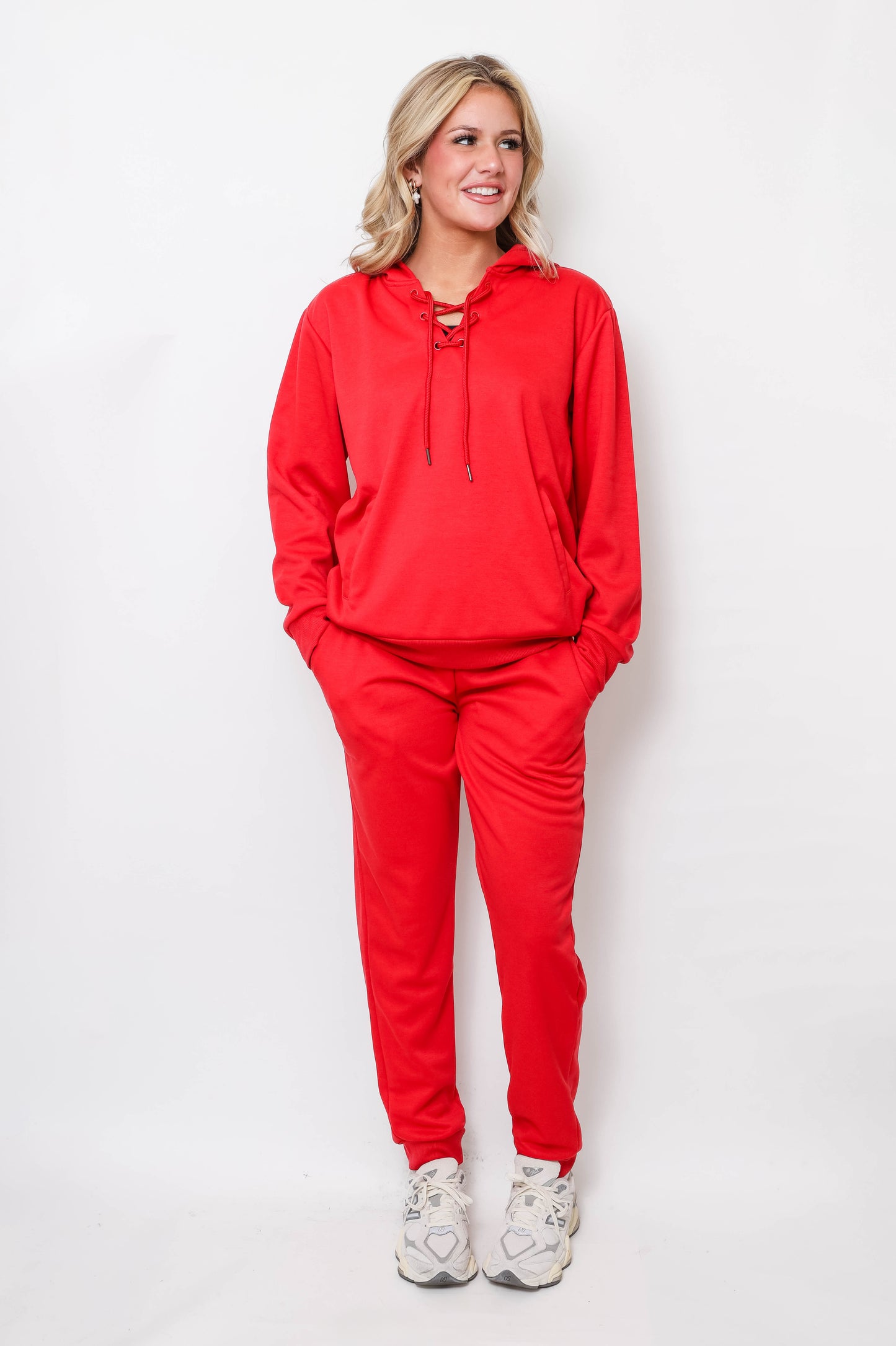 Women's Lace-Up Hoodie & Jogger UltraTech Set