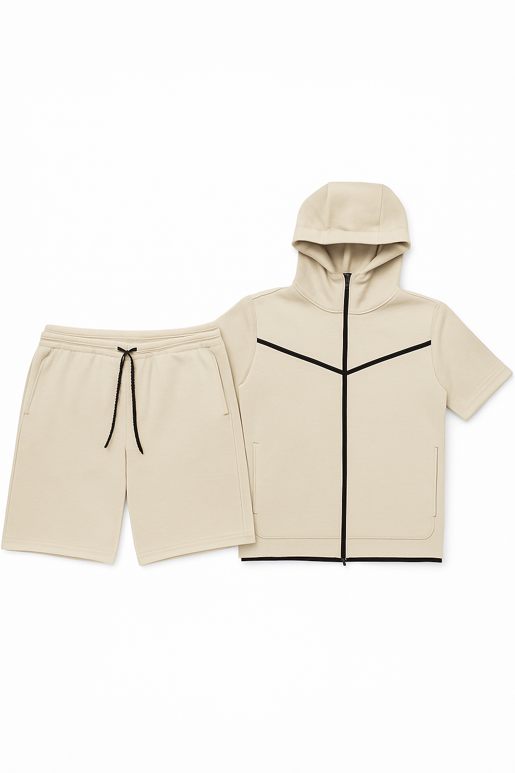 Men’s TechFlex Hooded Zip-Up Short Set