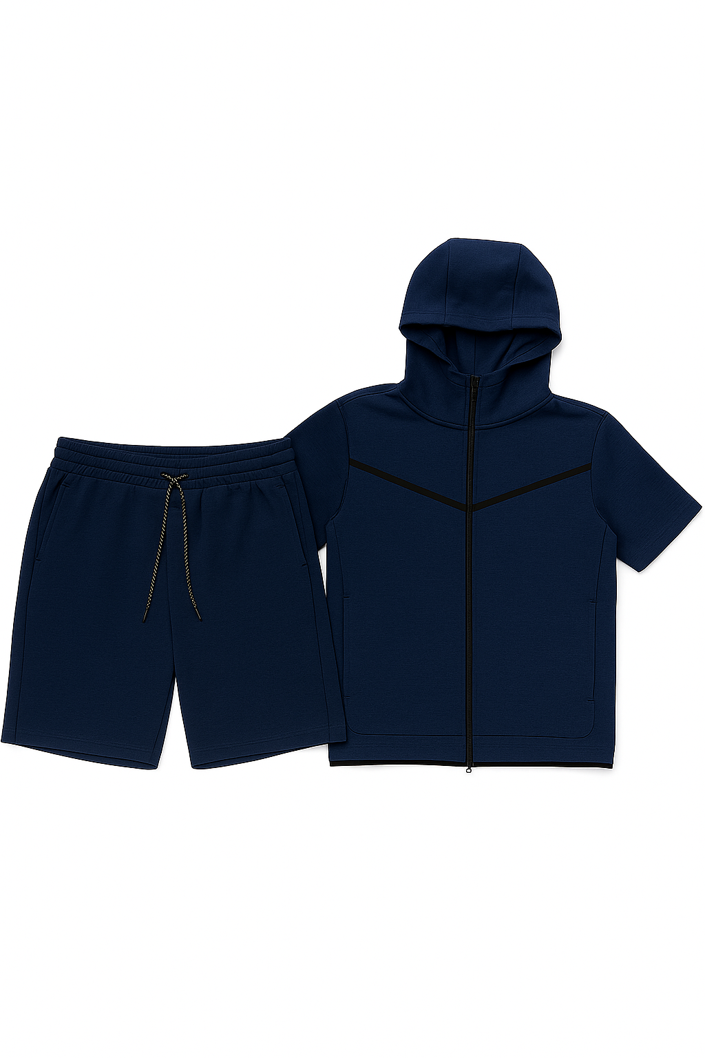 Men’s TechFlex Hooded Zip-Up Short Set