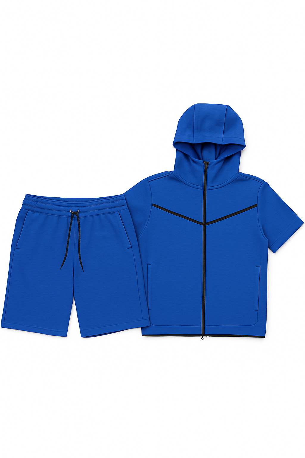 Men’s TechFlex Hooded Zip-Up Short Set