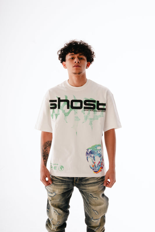 GHST WRLD Night Vision Tee - White
