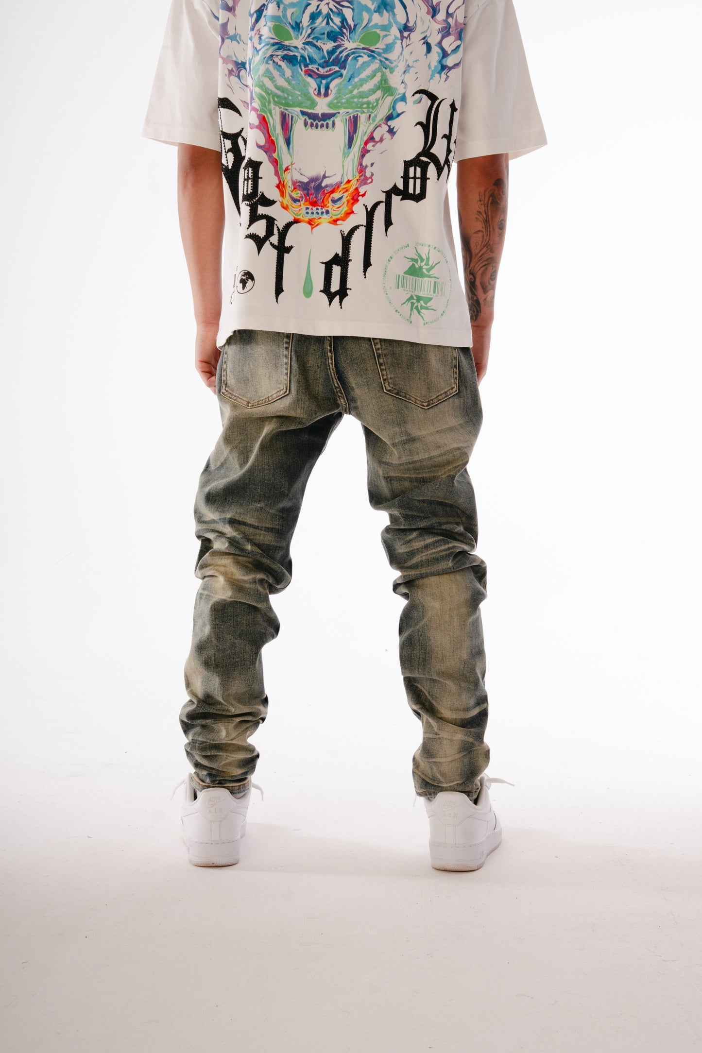 GHST WRLD Relic Skinny Jeans - Vintage Wash