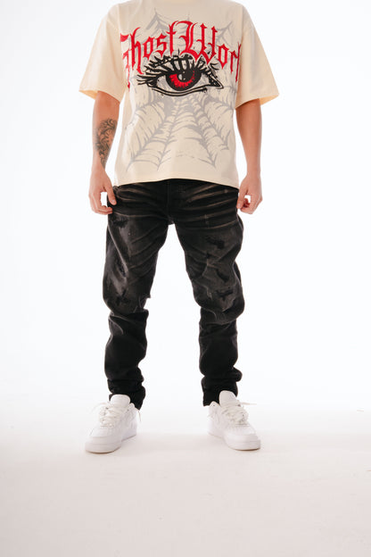 GHST WRLD Phantom Skinny Jeans - Black Wash