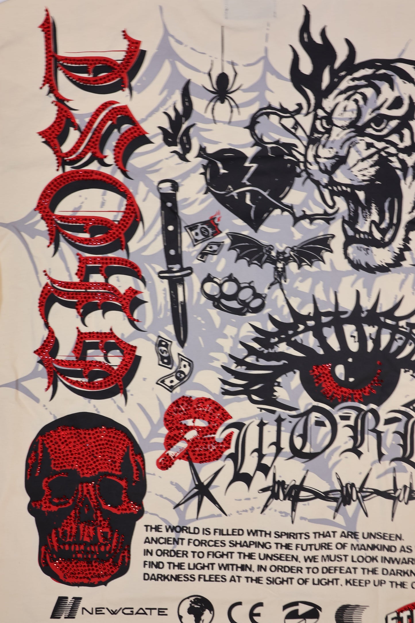 GHST WRLD Bad Omens Tee - Bone