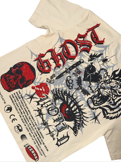 GHST WRLD Bad Omens Tee - Bone