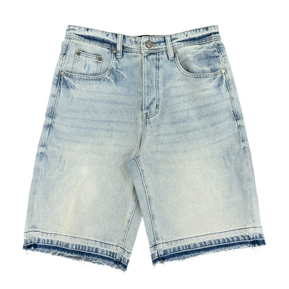 GHST WRLD Frost Denim Shorts - Light Wash